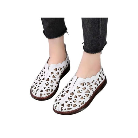 Lacyhop Ladies Casual Shoes Breathable Loafers Comfort Flats Daily Non-slip Sandals Slip-Resistant Slip On Walking Shoe White 5.5
Lacyhop Ladies Casual Shoes Breathable Loafers Comfort Flats Daily Non-slip Sandals Slip-Resistant Slip On Walking Shoe White 5.5