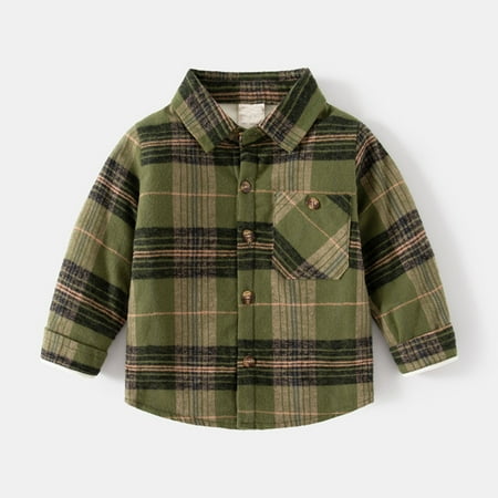 ZMHEGW Toddler Jackets Boys Winter Long Sleeve Thicken Shirt Tops Outwear For Babys Clothes Plaid Kids Coats
ZMHEGW Toddler Jackets Boys Winter Long Sleeve Thicken Shirt Tops Outwear For Babys Clothes Plaid Kids Coats