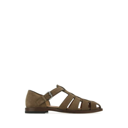 Mud suede Fisherman sandals