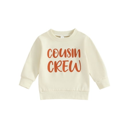 Qtinghua Infant Toddler Baby Boys Sweatshirt Long Sleeve Letter Print Pullover Tops Fall Clothes Apricot A 12-18 Months
Qtinghua Infant Toddler Baby Boys Sweatshirt Long Sleeve Letter Print Pullover Tops Fall Clothes Apricot A 12-18 Months