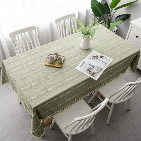 PIKADINGNIS Vintage Cotton Linen Table Cloth Rectangle Dust-Proof Tablecloth Stitching Tassel Embroidered Tablecloth for Kitchen Dining (Blue Green Chinese Style Rectangle/Oblong 55 x 118 Inch)
PIKADINGNIS Vintage Cotton Linen Table Cloth Rectangle Dust-Proof Tablecloth Stitching Tassel Embroidered Tablecloth for Kitchen Dining (Blue Green Chinese Style Rectangle/Oblong 55 x 118 Inch)