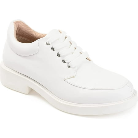 Journee Collection Womens Tru Comfort Foam Aliah Flat 9 White
