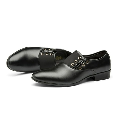 HIBRO Classical Style Leather Shoes For Men Slip On PU Leather Low Rubber Sole Block Heel Work
HIBRO Classical Style Leather Shoes For Men Slip On PU Leather Low Rubber Sole Block Heel Work