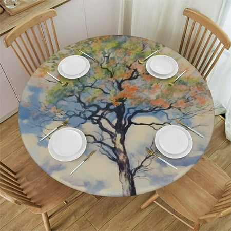 Orinice Clouds Round Table Cover Stain Resistant Washable Indoor Outdoor Tablecloth Kitchen Dining Wedding Parties 100% Polyester Fiber 38-42
Orinice Clouds Round Table Cover Stain Resistant Washable Indoor Outdoor Tablecloth Kitchen Dining Wedding Parties 100% Polyester Fiber 38-42