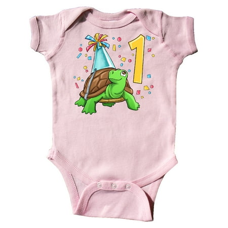 Inktastic 1st Birthday Cute Turtle in Party Hat with Confetti Gift Baby Boy or Baby Girl Bodysuit
Inktastic 1st Birthday Cute Turtle in Party Hat with Confetti Gift Baby Boy or Baby Girl Bodysuit