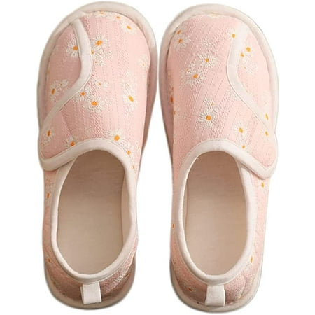 CoCopeanut Women Memory Foam Slippers Adjustable Closed Toe Swollen Feet Slippers Comfortable House Indoor Outdoor Shoes
CoCopeanut Women Memory Foam Slippers Adjustable Closed Toe Swollen Feet Slippers Comfortable House Indoor Outdoor Shoes