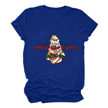 Plus Size Tops for Women Womens Shirts Women s Funny Christmas Print Short Sleeved Women s Tops Christmas Tree Letter Print T-shirt Nursing Tank Tops Black Corset Top Clearance Blue XL
Plus Size Tops for Women Womens Shirts Women s Funny Christmas Print Short Sleeved Women s Tops Christmas Tree Letter Print T-shirt Nursing Tank Tops Black Corset Top Clearance Blue XL