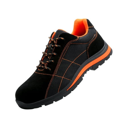 Steel Toe Shoes for Men Women Leather Work Sneakers Breathable Lightweight Safety Shoes for Construction Industrial 
Steel Toe Shoes for Men Women Leather Work Sneakers Breathable Lightweight Safety Shoes for Construction Industrial