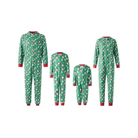 Parent-child Christmas Printing Jumpsuit Long Sleeve Zip Up Hooded Pajamas Overalls for Adult Kids Baby
Parent-child Christmas Printing Jumpsuit Long Sleeve Zip Up Hooded Pajamas Overalls for Adult Kids Baby