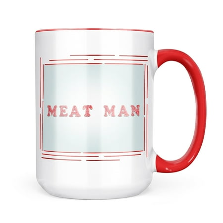 Neonblond Meat Man Salami Meat Mug gift for Coffee Tea lovers