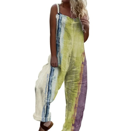 Jumpsuits For Women Dressy Women s print loose casual suspenders jumpsuit Women s Jumpsuits Rompers & Overalls Summer Rompers For Women 2023 Beach
Jumpsuits For Women Dressy Women s print loose casual suspenders jumpsuit Women s Jumpsuits Rompers & Overalls Summer Rompers For Women 2023 Beach