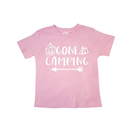Inktastic Gone Camping Gift Toddler Boy or Toddler Girl T-Shirt