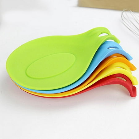 Walbest Silicone Heat Resistant Spoon Fork Mat Rest Utensil Spatula Holder Kitchen Tool (Random color 1pcs)
Walbest Silicone Heat Resistant Spoon Fork Mat Rest Utensil Spatula Holder Kitchen Tool (Random color 1pcs)