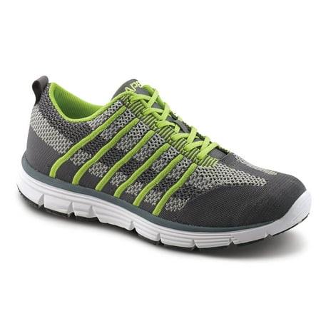 Apex A7200M Men s Athletic Shoe: 7.5 X-Wide (3E-4E) Lime Lace