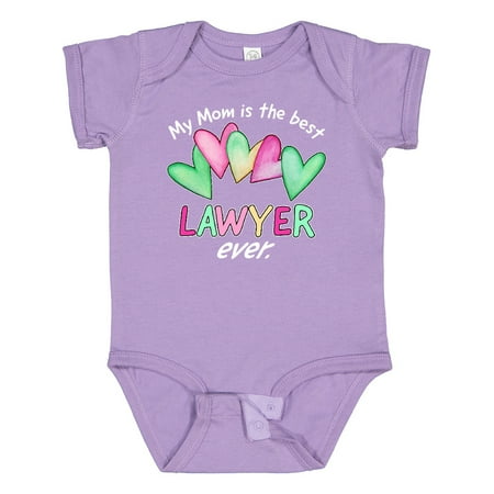 Inktastic My Mom is the Best Lawyer Ever Gift Baby Boy or Baby Girl Bodysuit