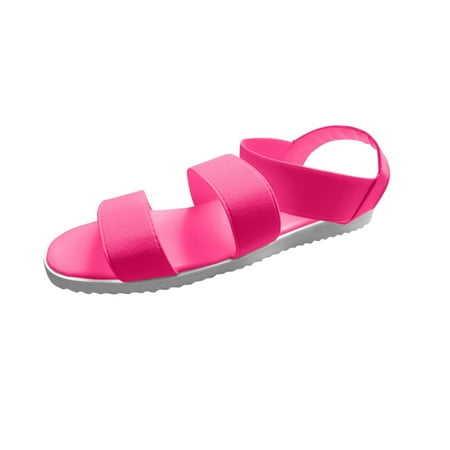 TUOBARR Flat Sandals Women Women s Two Strap Ankle Strap Elastic Flat Sandals Pink
TUOBARR Flat Sandals Women Women s Two Strap Ankle Strap Elastic Flat Sandals Pink