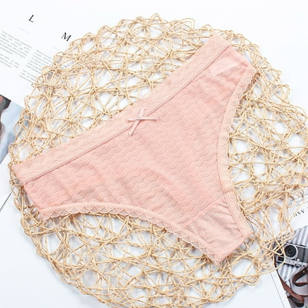 Pxiakgy lingerie for women Women s Solid Cotton Thong Pants Low Waist Transparent Hollow Out Fun Underwear Pink + L
Pxiakgy lingerie for women Women s Solid Cotton Thong Pants Low Waist Transparent Hollow Out Fun Underwear Pink + L