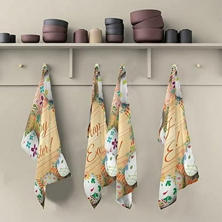 SKYSONIC Easter Eggs Kitchen Towel 18 x28 Set of 6 Super Soft Absorbent Hand Towel Tea Towel Tableware Cleaning Rag for Kitchen Hotel Bathroom
SKYSONIC Easter Eggs Kitchen Towel 18 x28 Set of 6 Super Soft Absorbent Hand Towel Tea Towel Tableware Cleaning Rag for Kitchen Hotel Bathroom