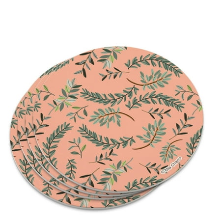 Laurel Leaves Novelty Coaster Set