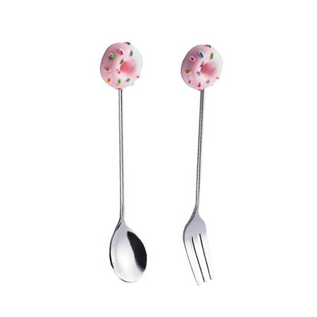 stainless steel serving curtley 2 Pcs Children Stainless Steel Cartoon Cutlery Donut Shaped Handle Spoon Long Handle Forks for Coffee Dessert (Pink)
stainless steel serving curtley 2 Pcs Children Stainless Steel Cartoon Cutlery Donut Shaped Handle Spoon Long Handle Forks for Coffee Dessert (Pink)
