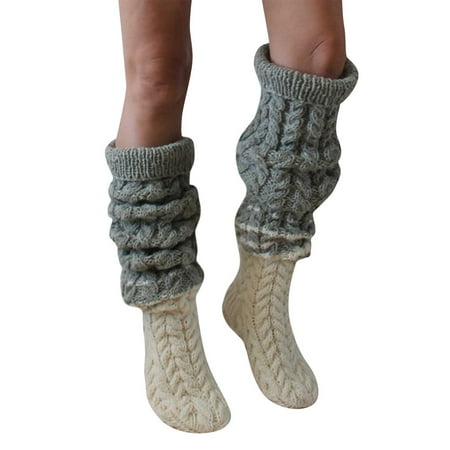 Knosfe Winter Cozy Soft Warm Thigh High Socks Casual Knitted Leg Warmers Stockings for Women
Knosfe Winter Cozy Soft Warm Thigh High Socks Casual Knitted Leg Warmers Stockings for Women