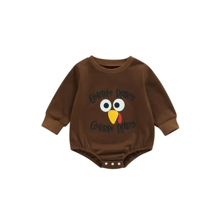 Sunisery Toddler Baby Boys Thanksgiving Day Romper Long Sleeve O Neck Letter Turkey Print Playsuit Jumpsuit Brown 18-24 Months
Sunisery Toddler Baby Boys Thanksgiving Day Romper Long Sleeve O Neck Letter Turkey Print Playsuit Jumpsuit Brown 18-24 Months