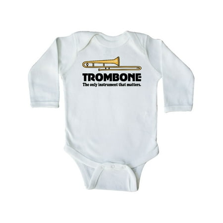 Inktastic Trombone Music Joke Band Gift Gift Baby Boy or Baby Girl Long Sleeve Bodysuit
Inktastic Trombone Music Joke Band Gift Gift Baby Boy or Baby Girl Long Sleeve Bodysuit