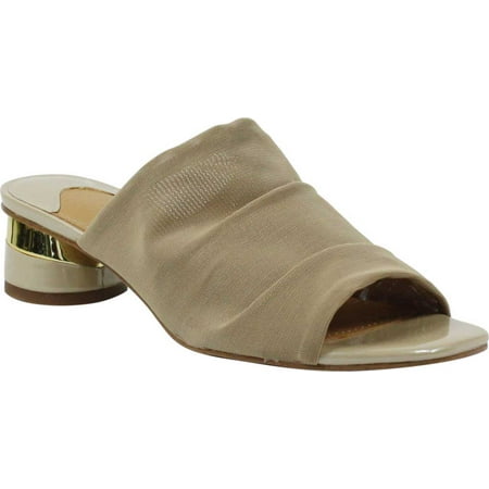 Women s J. Renee Banan Slide Beige Stretch Fabric 9 M