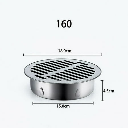 Mduoduo 304 Stainless Steel thicken Drainage Roof Patio Round Flat Floor Drain Cover
Mduoduo 304 Stainless Steel thicken Drainage Roof Patio Round Flat Floor Drain Cover