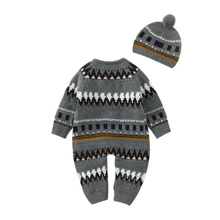 KaLI_store Sweater Hat Set Romper Knitted Jumpsuit Baby Outfits Cotton Boys Girls Boys Boy Hooded Sweatshirt
KaLI_store Sweater Hat Set Romper Knitted Jumpsuit Baby Outfits Cotton Boys Girls Boys Boy Hooded Sweatshirt