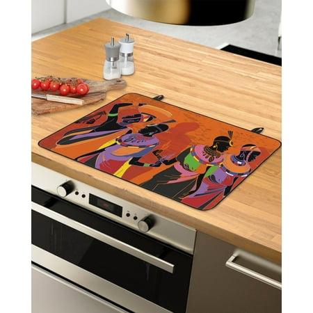 African Black Women Stove Top Covers for Electric Stove Heat Insulation Fireproof Glass Cooktop Cover Counter Top Glass Stove Cover 29 x21 Orange Purple Red Ethnic Abstract Art
African Black Women Stove Top Covers for Electric Stove Heat Insulation Fireproof Glass Cooktop Cover Counter Top Glass Stove Cover 29 x21 Orange Purple Red Ethnic Abstract Art