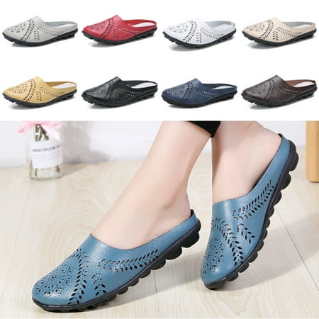 Ritualay Mules for Women Flats Comfortable Leather Closed Toe Slip On Womens Lightweight Nonslip Sandals Summer Casual Shoes Blue 7
Ritualay Mules for Women Flats Comfortable Leather Closed Toe Slip On Womens Lightweight Nonslip Sandals Summer Casual Shoes Blue 7