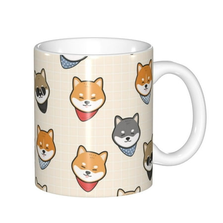 Zeuib Shiba Head Face Ceramic Coffee Mug with Large Handle,Modern Reactive Glaze Dishwasher & Microwave Safe – Perfect for Home Office Café Gift-Ready
Zeuib Shiba Head Face Ceramic Coffee Mug with Large Handle,Modern Reactive Glaze Dishwasher & Microwave Safe – Perfect for Home Office Café Gift-Ready