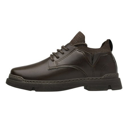 Dyfzdhu Mens Shoes Classic Business Leather Shoes Fashion Casual Solid Color Lace Up Leather Shoes
Dyfzdhu Mens Shoes Classic Business Leather Shoes Fashion Casual Solid Color Lace Up Leather Shoes
