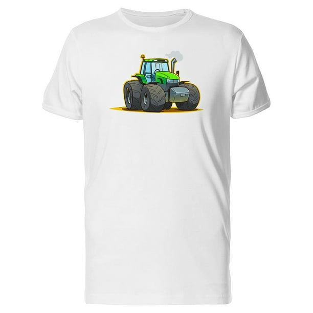 Green Retro Tractor Cartoon Tee Men's -Image by Shutterstock