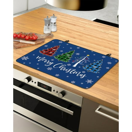 Navy Blue Christmas Stove Top Covers for Electric Stove Heat Insulation Fireproof Glass Cooktop Cover Counter Top Glass Stove Cover for Prevent Scratches 31 x24 Xmas Tree Winter Snowflake
Navy Blue Christmas Stove Top Covers for Electric Stove Heat Insulation Fireproof Glass Cooktop Cover Counter Top Glass Stove Cover for Prevent Scratches 31 x24 Xmas Tree Winter Snowflake
