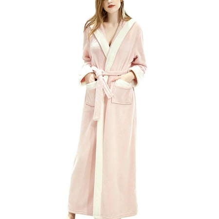 Winter Thicker Warm Bathrobe Long Couple Nightgown Flannel Robes Ankle Length Nightwear Pajamas Pink M
Winter Thicker Warm Bathrobe Long Couple Nightgown Flannel Robes Ankle Length Nightwear Pajamas Pink M