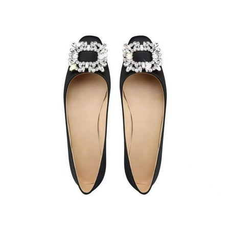 Women‘s Faux Rhinestones Decor Square Toe Ballet Flats Lightweight Soft Sole Slip On Shoes Women‘s Footwear
Women‘s Faux Rhinestones Decor Square Toe Ballet Flats Lightweight Soft Sole Slip On Shoes Women‘s Footwear