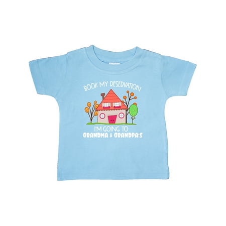 Inktastic Book my Reservation! I m Going To Grandma and Grandpa s Gift Baby Boy or Baby Girl T-Shirt
Inktastic Book my Reservation! I m Going To Grandma and Grandpa s Gift Baby Boy or Baby Girl T-Shirt
