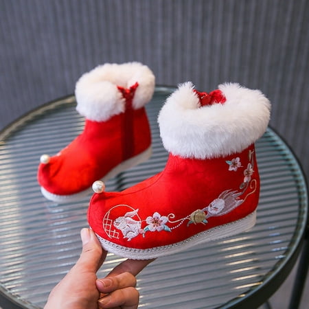 TOWED22 Baby Girl Boots Unisex Baby Boys Girls Warm Winter Snow Boots Toddler Soft Sole Anti-Slip Prewalker Crib Booties Shoes Red
TOWED22 Baby Girl Boots Unisex Baby Boys Girls Warm Winter Snow Boots Toddler Soft Sole Anti-Slip Prewalker Crib Booties Shoes Red
