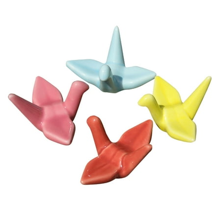 8PCS Ceramic Chopsticks Racks Paper Crane Shaped Cutlery Holders Creative Tableware Rests
8PCS Ceramic Chopsticks Racks Paper Crane Shaped Cutlery Holders Creative Tableware Rests