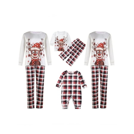 AMILIEe Family Matching Christmas Pjs Pajama Sets Jammies for Adults Kids Xmas Sleepwear Set
AMILIEe Family Matching Christmas Pjs Pajama Sets Jammies for Adults Kids Xmas Sleepwear Set