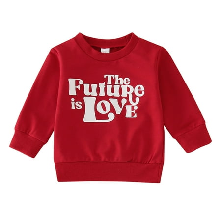 Fsqjgq Boy Sweaters Children s Kids Boys Girls Toddler Letters Prints Long Sleeve Sweatshirt Pullover Tops Girls Zipped Hoodies Polyester Red 80
Fsqjgq Boy Sweaters Children s Kids Boys Girls Toddler Letters Prints Long Sleeve Sweatshirt Pullover Tops Girls Zipped Hoodies Polyester Red 80