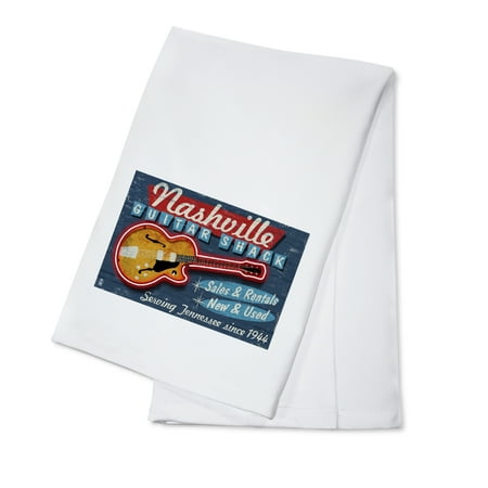 Nashville Tennessee Guitar Shack Vintage Sign (100% Cotton Tea Towel Decorative Hand Towel Kitchen and Home)
Nashville Tennessee Guitar Shack Vintage Sign (100% Cotton Tea Towel Decorative Hand Towel Kitchen and Home)