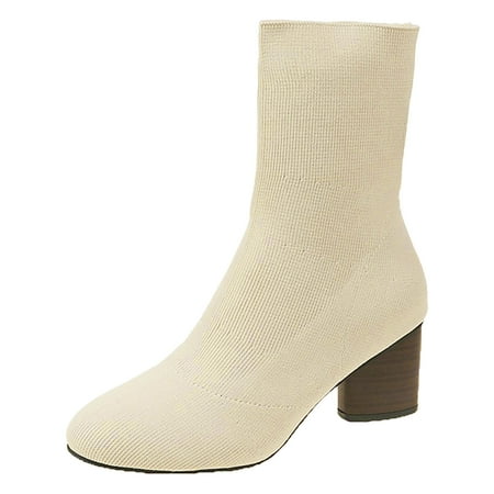 PMUYBHF Rain Boots for Women Waterproof Fashion Women Fabric Stretch Cloth Solid Color Autumn Thick Sole Square Heels Slip on Mid Booties Round Toe Shoes Zip-up Womens Fall Boots Ankle No Heel
PMUYBHF Rain Boots for Women Waterproof Fashion Women Fabric Stretch Cloth Solid Color Autumn Thick Sole Square Heels Slip on Mid Booties Round Toe Shoes Zip-up Womens Fall Boots Ankle No Heel