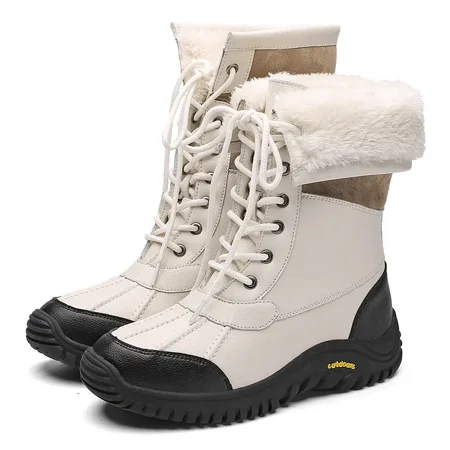 Women‘s Outdoor Waterproof Snow Boots Platform Warm Faux Fur Lined Lace Up Snow Boots Women‘s Footwear
Women‘s Outdoor Waterproof Snow Boots Platform Warm Faux Fur Lined Lace Up Snow Boots Women‘s Footwear