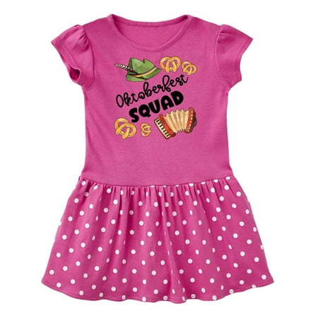 Inktastic Oktoberfest Squad Hat Accordion Pretzels Gift Baby Girl Dress
