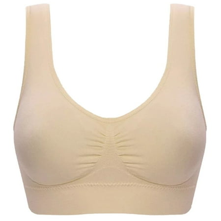 Elbourn 1Pack Women s Plus Size Seamless Comfortable Sports Bra with Removable Pads
Elbourn 1Pack Women s Plus Size Seamless Comfortable Sports Bra with Removable Pads