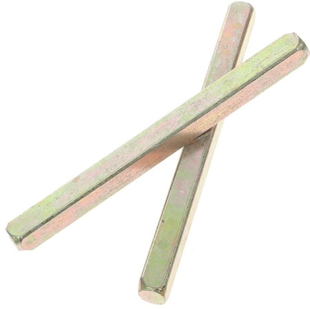 2pcs Old Door Knob Replacement Door Spindle Bar 100mm Antique Square Spindle