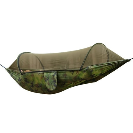 Outdoor Camping Anti-flip Nylon Hammock With Mosquito Net Single Double Automatic Quick Open Eod Mosquito Net Hammock(260*140cm)
Outdoor Camping Anti-flip Nylon Hammock With Mosquito Net Single Double Automatic Quick Open Eod Mosquito Net Hammock(260*140cm)